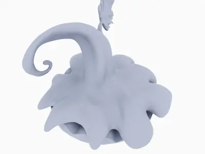 HALLOWEEN SCARY PUMPKIN 3D print model