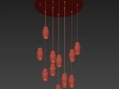 FEDORA pendant lamp 3D model