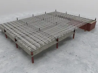 EDDF Storage 32 Low-poly 3D model