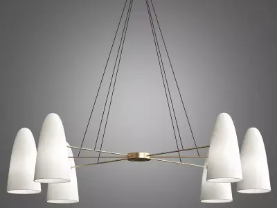 Montfaucon Chandelierr 3D model