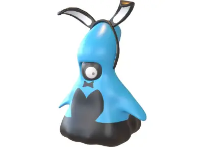Slime OI v1 0002 Low-poly 3D model