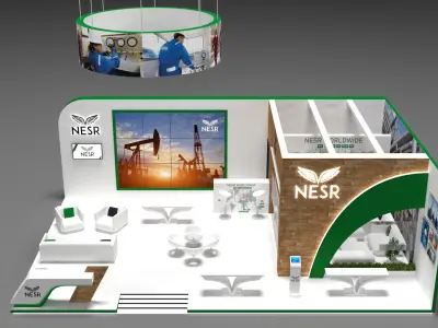 Exhibition Stand 3D model
