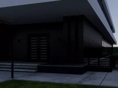 cottage 3D model buy