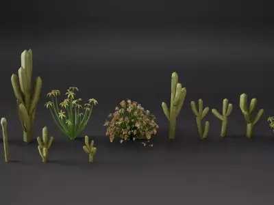 Fantasy Village 3D model