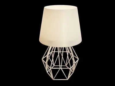 Bedroom Lamp Low-poly 3D model