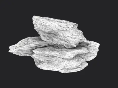 Rock 7-9 Low-poly 3D model purchase