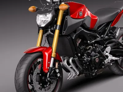 Yamaha FZ-09 2016 3D model