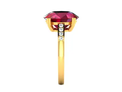 Women Ring  Render 3dm STL OBJ FBX Details 3D print model 318