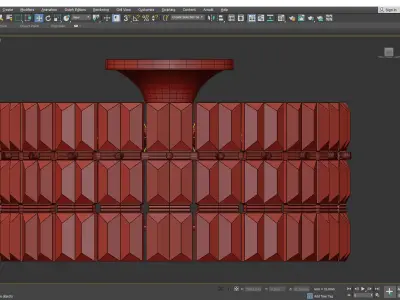 Pair of Orrefors Crystal Flushmounts Low-poly 3D model