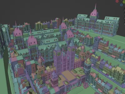 Central Nightout - Weekly Render - DSZarts 3D model 3D model