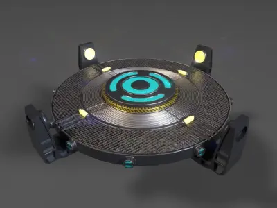 SCI-FI PLATFORM 3 3D model
