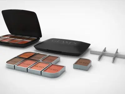 Glams Makeup Free 3D model