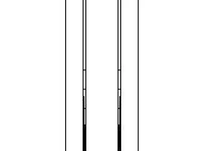 cat flap Low-poly 3D model