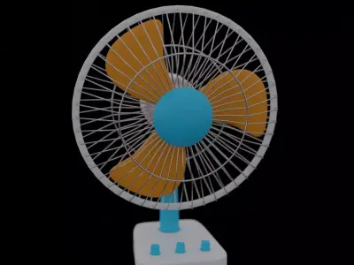 Table Fan Free 3D model