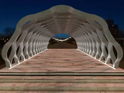 urban landmark 3D model