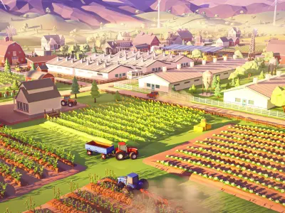  Farm Low-Poly 