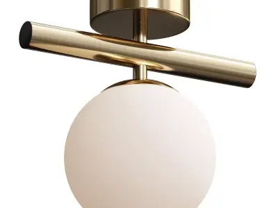 Linea ceiling lamp 3D model