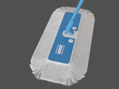 window squeegees mop Low-poly 3D model