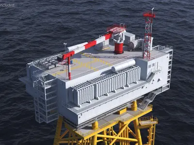  Wind Turbines and Substation Collection 