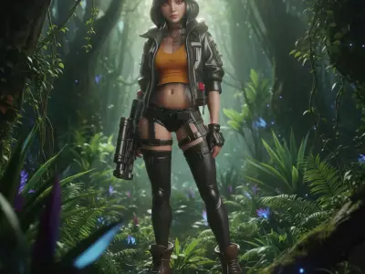 Cyberpunk Street Rebel 3D model