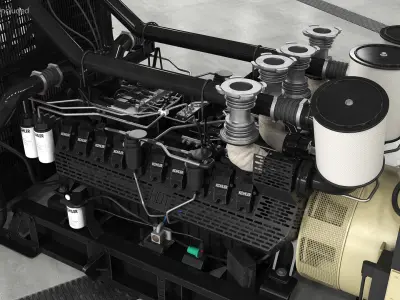  Kohler Diesel Generator Sand Color 