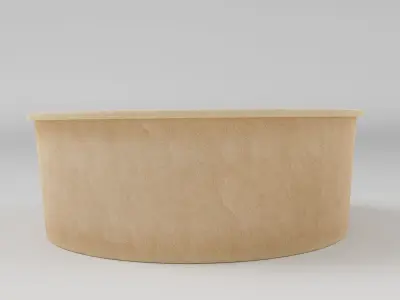 Poke bowl lunch with eggs cheese avocado tomatoes  3D model