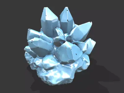 Crystall Blue 3D model