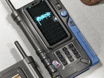 Sci-fi Controller V18 PBR Low-poly 3D model