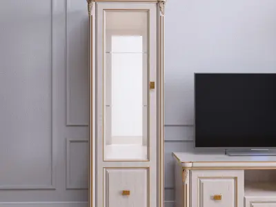 Classic shawcase from MDF 3D model