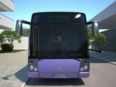 ARK bus 12 Suburban Liner 3D model