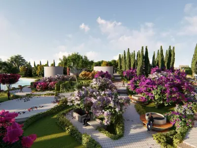 landscape design by ABDULHAFIZ OUMER Free 3D model