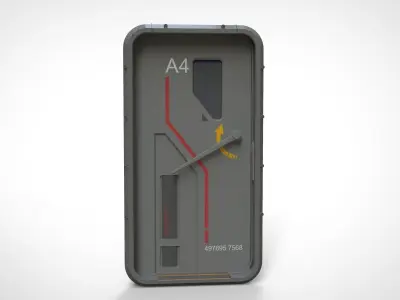 sci fi door 14 3D model