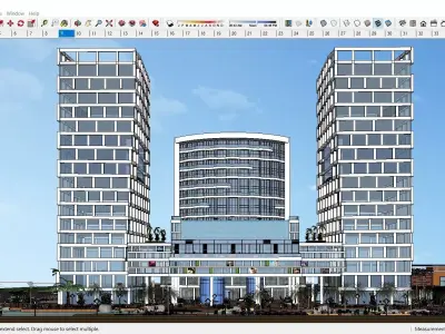 Sketchup Shopping Center E2 3D model