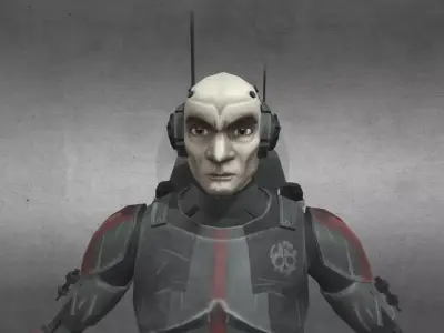 Echo Bad Batch Low-poly 3D model