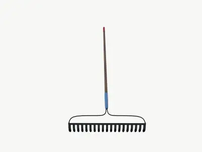  Garden Rake 3D model