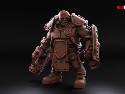 Abhuman Giants in Heavy Armor - Imperial Force  3D print model