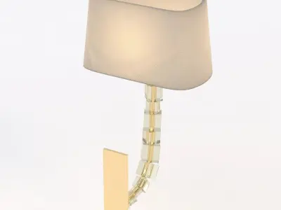 TWL27S Small Lartigue Wall Sconce 3D model