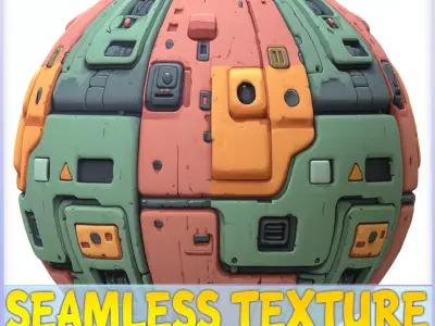 SciFi Seamless Texture Texture 6
