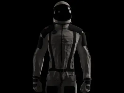 NASA Space Suit Low-poly 3D model