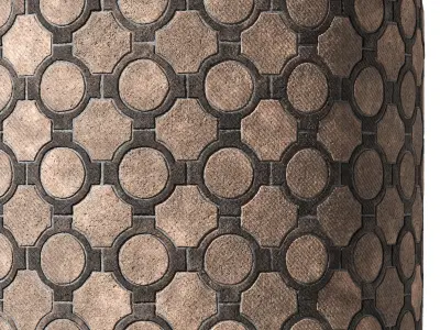 Seamless Tile Material 27 3D model