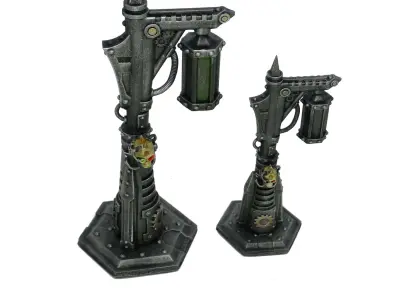 Gothic Sci Fi City Scatter Terrain Pack A  3D print model