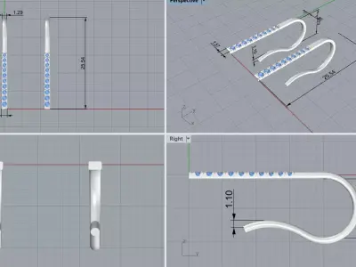 earring Free 3D print model