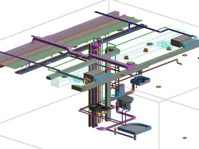 Revit MEP All System Project Model 3D model
