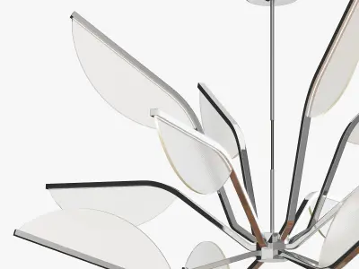 Tech lighting belterra 38 chandelier 3D model