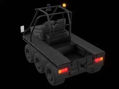  ATMP Supacat High Mobility Vehicle - Black 