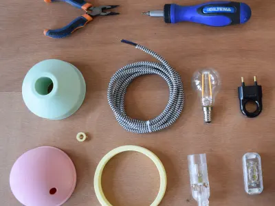 Rolly Poly lamp 3D print model