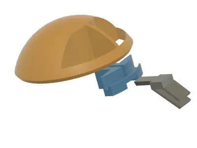  Bowl lighting cap 3D print model