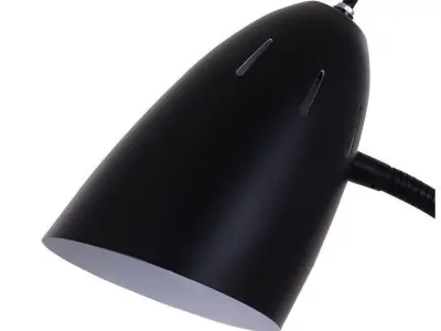 Alleyne Black Clip On Lamp Free 3D model