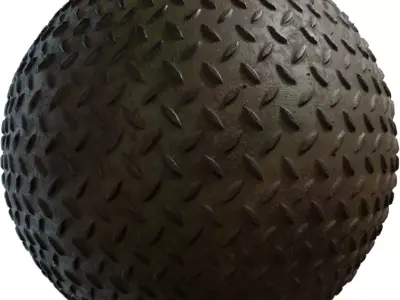 Diamond Tread Steel Texture