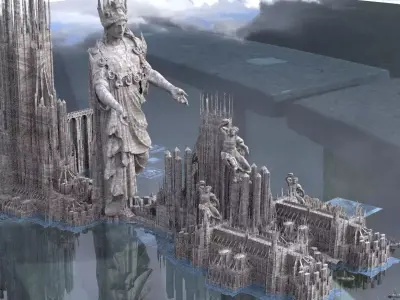 Colossal Greek City of Hera 3D model